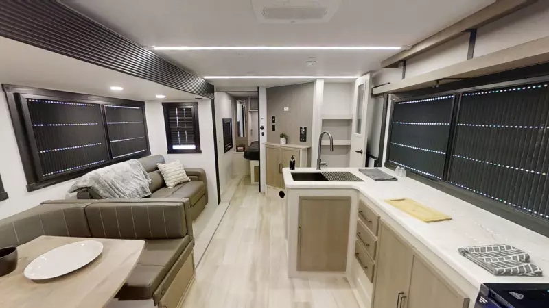 Heritage Glen Travel Trailers Main Room