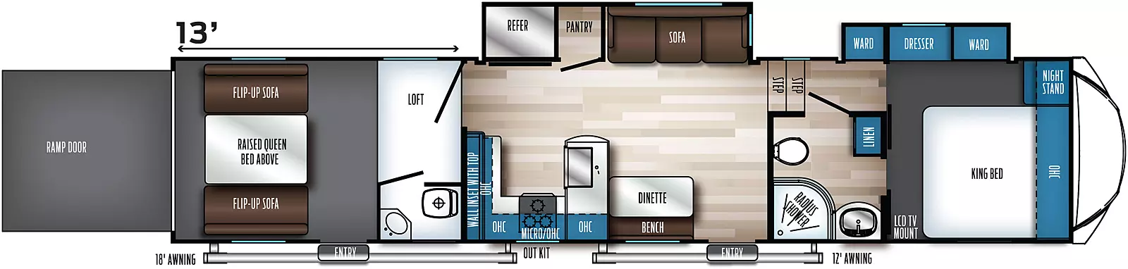 Vengeance Rogue Armored 371A13 Floorplan