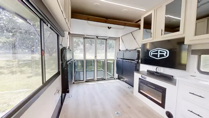 Vengeance Rogue Armored Travel Trailers Main Room